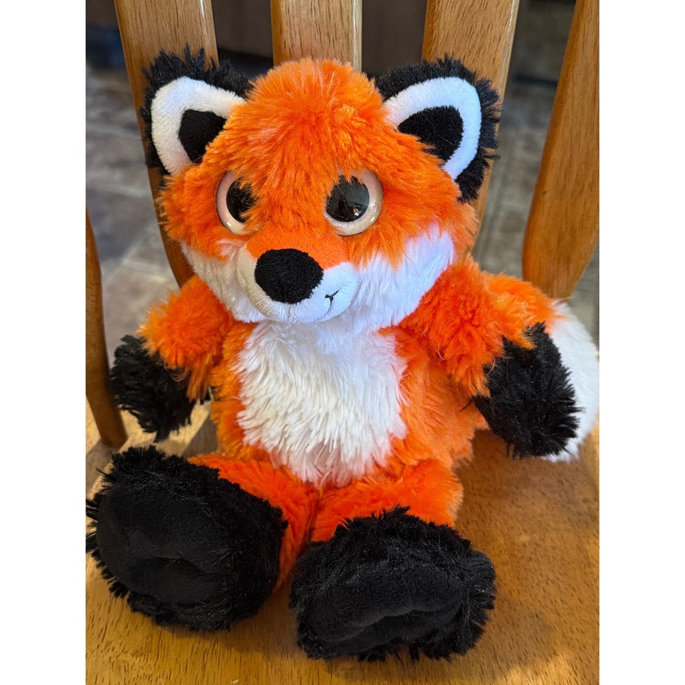 Worthwhile Pursuits Plush Fox Stuffed Animal Orange Black White Woodland Toy